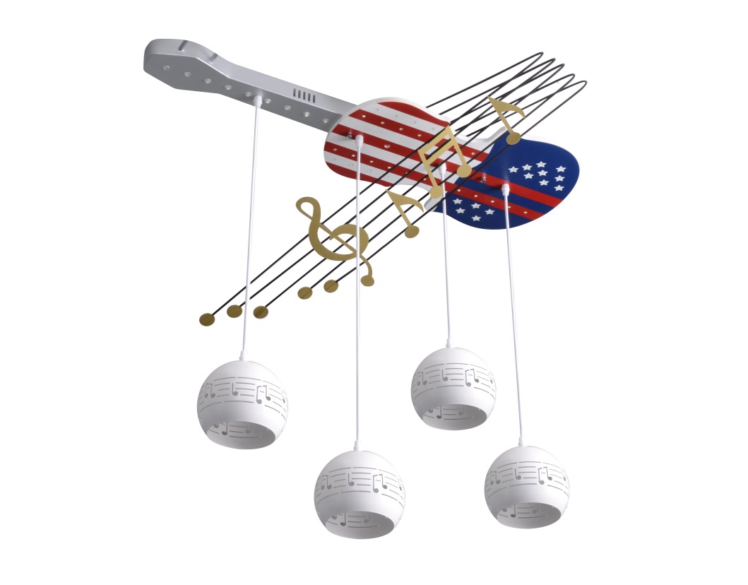 Детская люстра 19-MD8233-A-4 WT 000022685