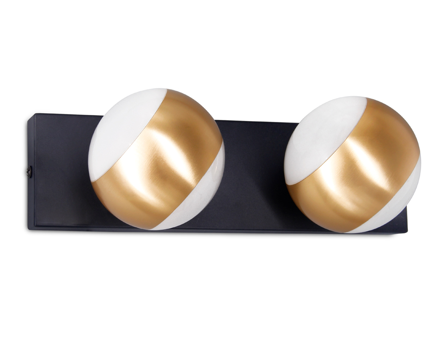 FW575/2 SBK/GD черный песок/золото G9 max 40W 260*70*85