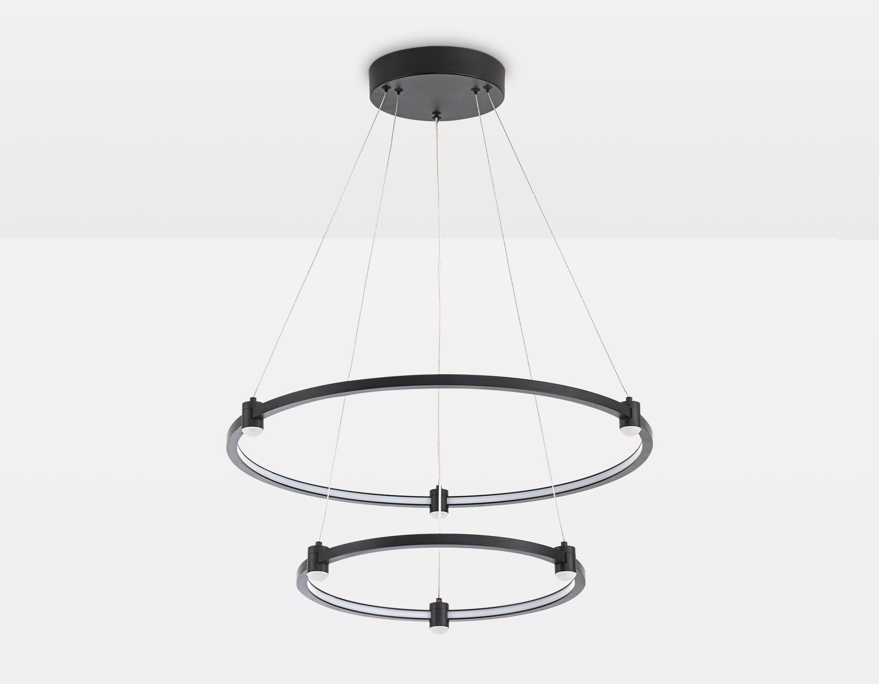 FL5506/2+6 BK черный 45W 3000K/4200K/6400K D600/400*1300 (без ПДУ)