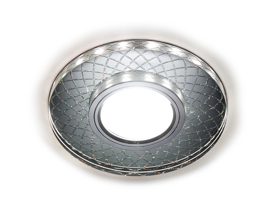 S173 CL/CH хром/прозрачный MR16+3W(LED WHITE)