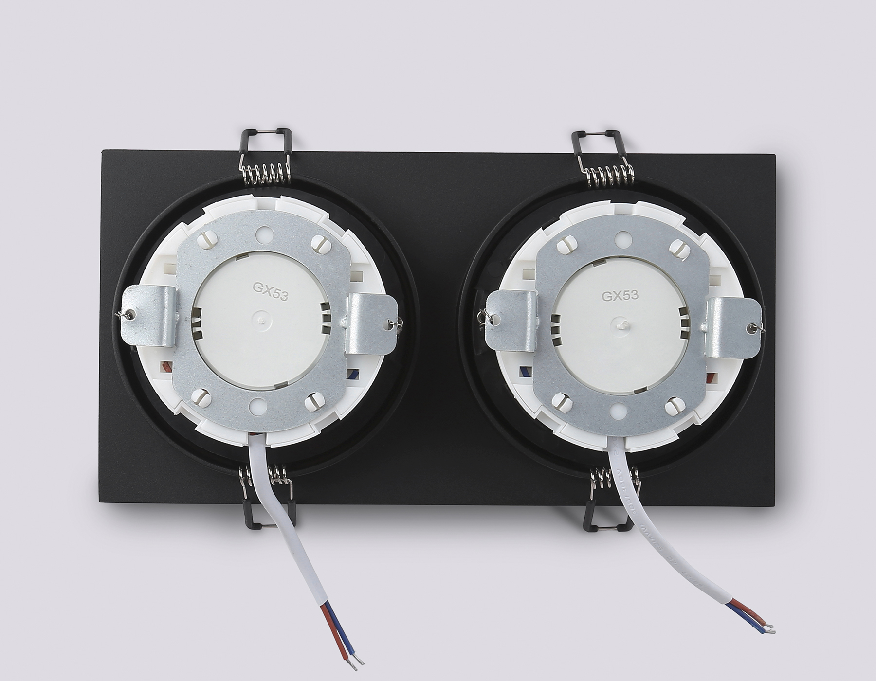 TN52344/2 SBK/GBK черный песок/черный глянец GX53 max 12W 220*115*25