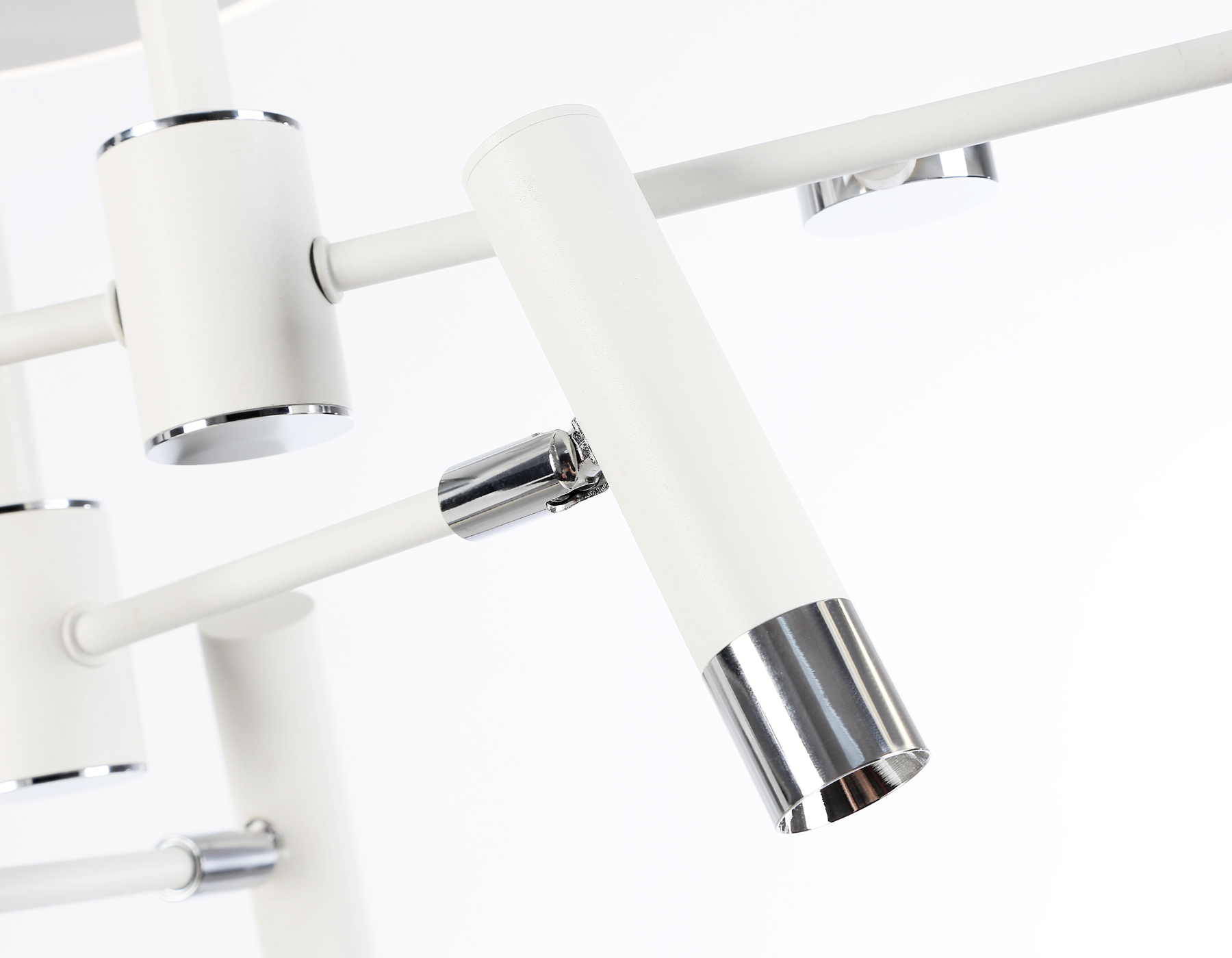 FL51646/3+3 WH/CH белый/хром 76W 3000K-6400K D700*300 (ПДУ ИК)