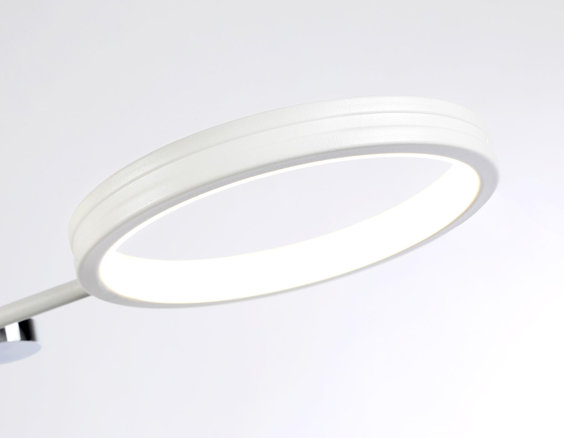 FL51646/3+3 WH/CH белый/хром 76W 3000K-6400K D700*300 (ПДУ ИК)