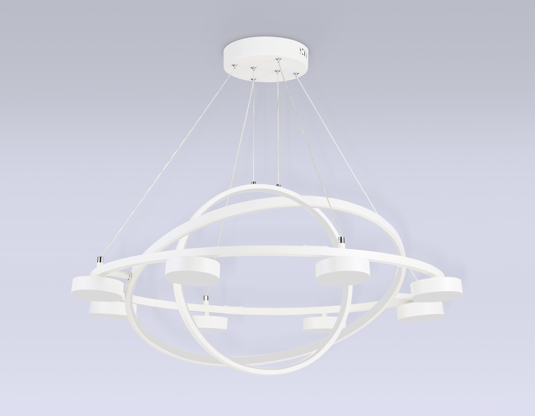 FL51777/3+8 WH белый 3000K/4200K/6400K 112W D800/580/400*1200 (ПДУ ИК)