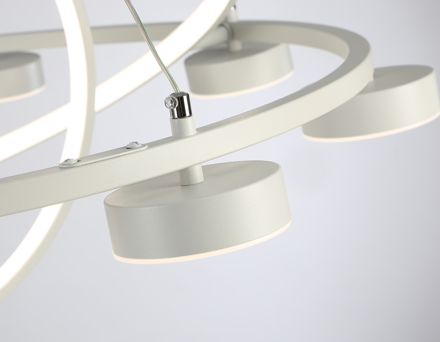 FL51777/3+8 WH белый 3000K/4200K/6400K 112W D800/580/400*1200 (ПДУ ИК)