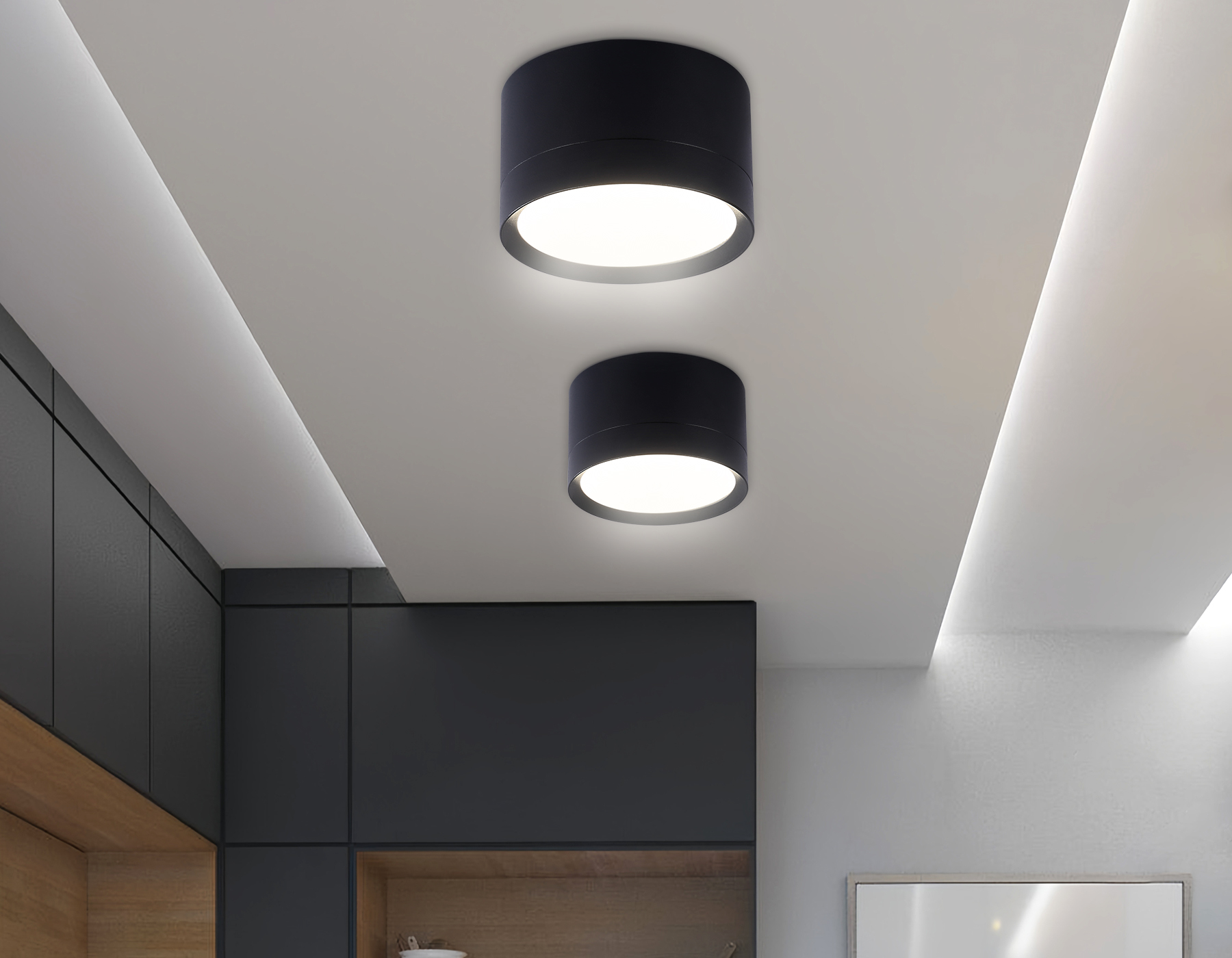 TN52357 BK черный GX53 max 12W D82*50