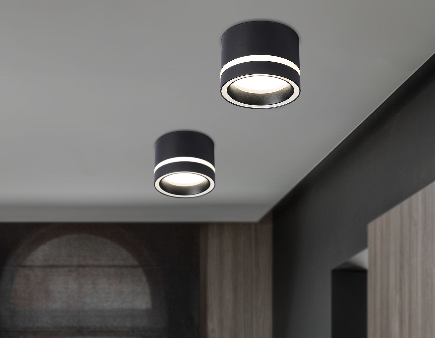 TN5246 BK черный GX53 max 12W D85*62