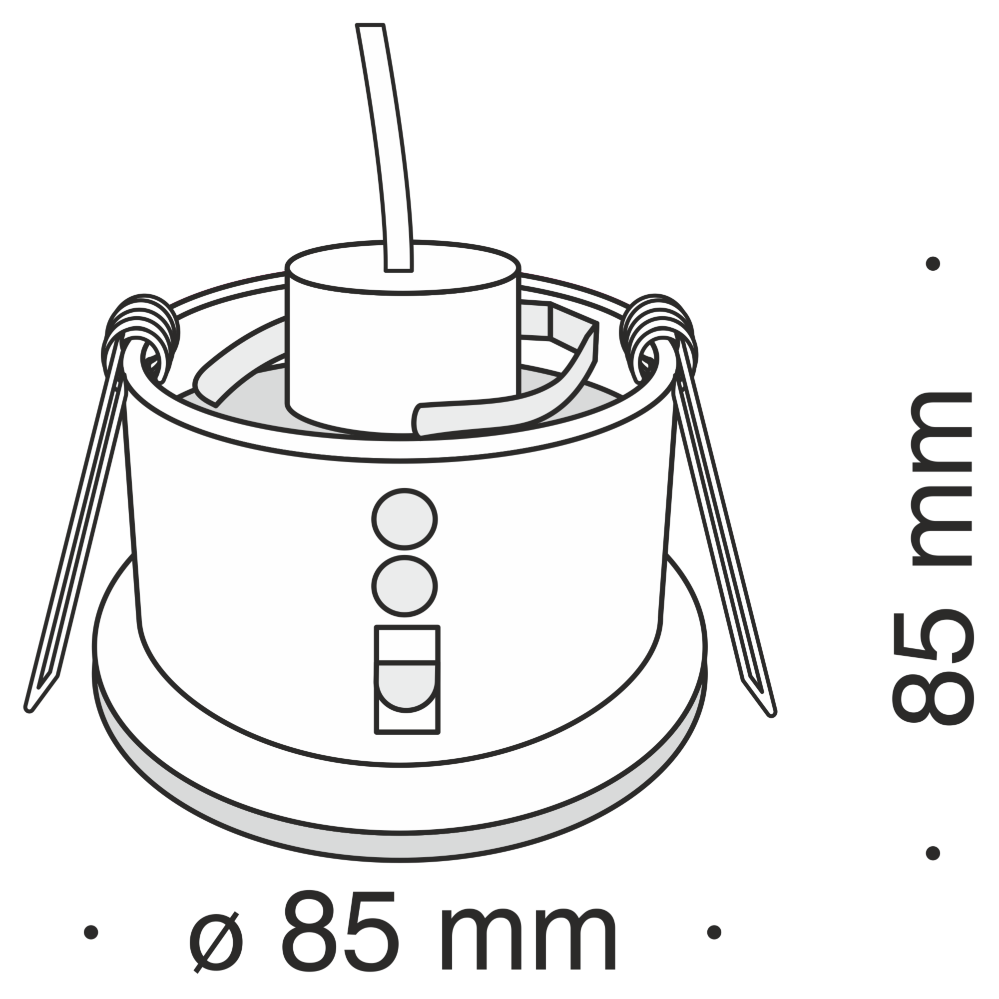 Встраиваемый светильник Technical DL032-2-01W