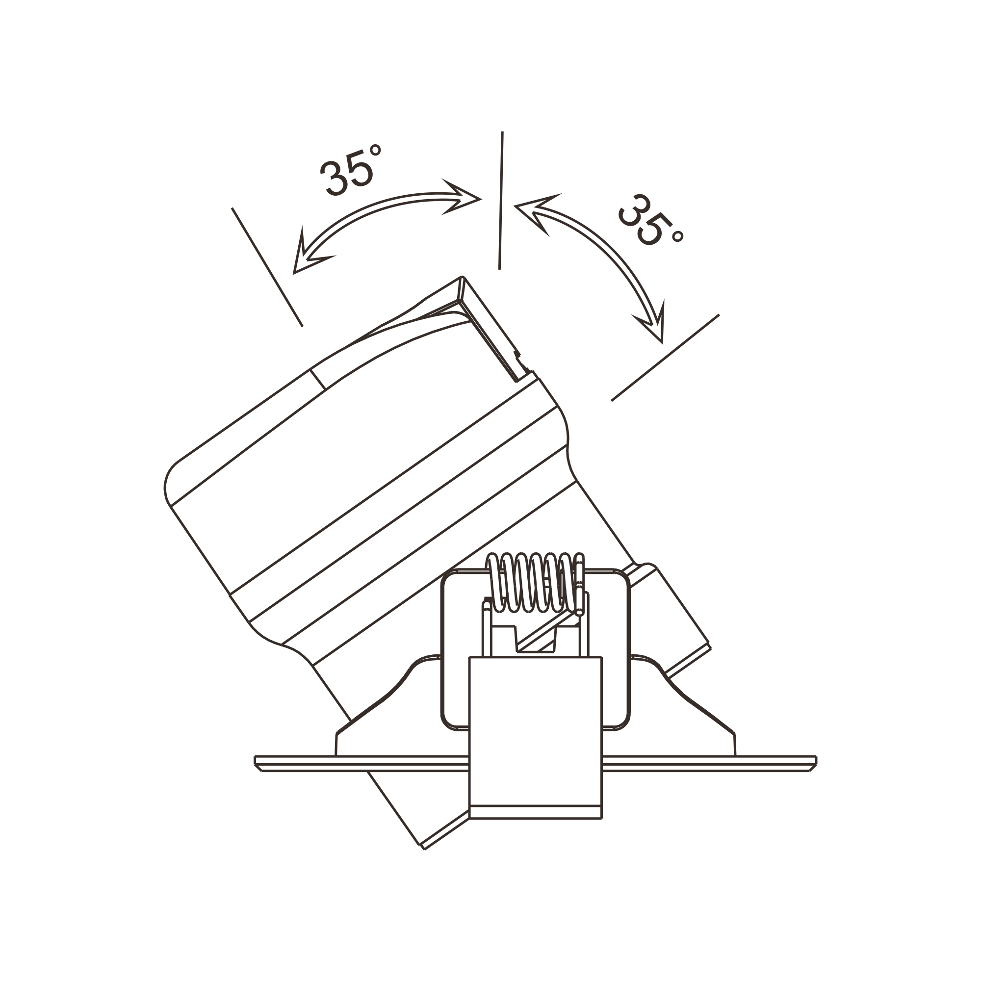 Встраиваемый светильник Technical DL013-6-L9W