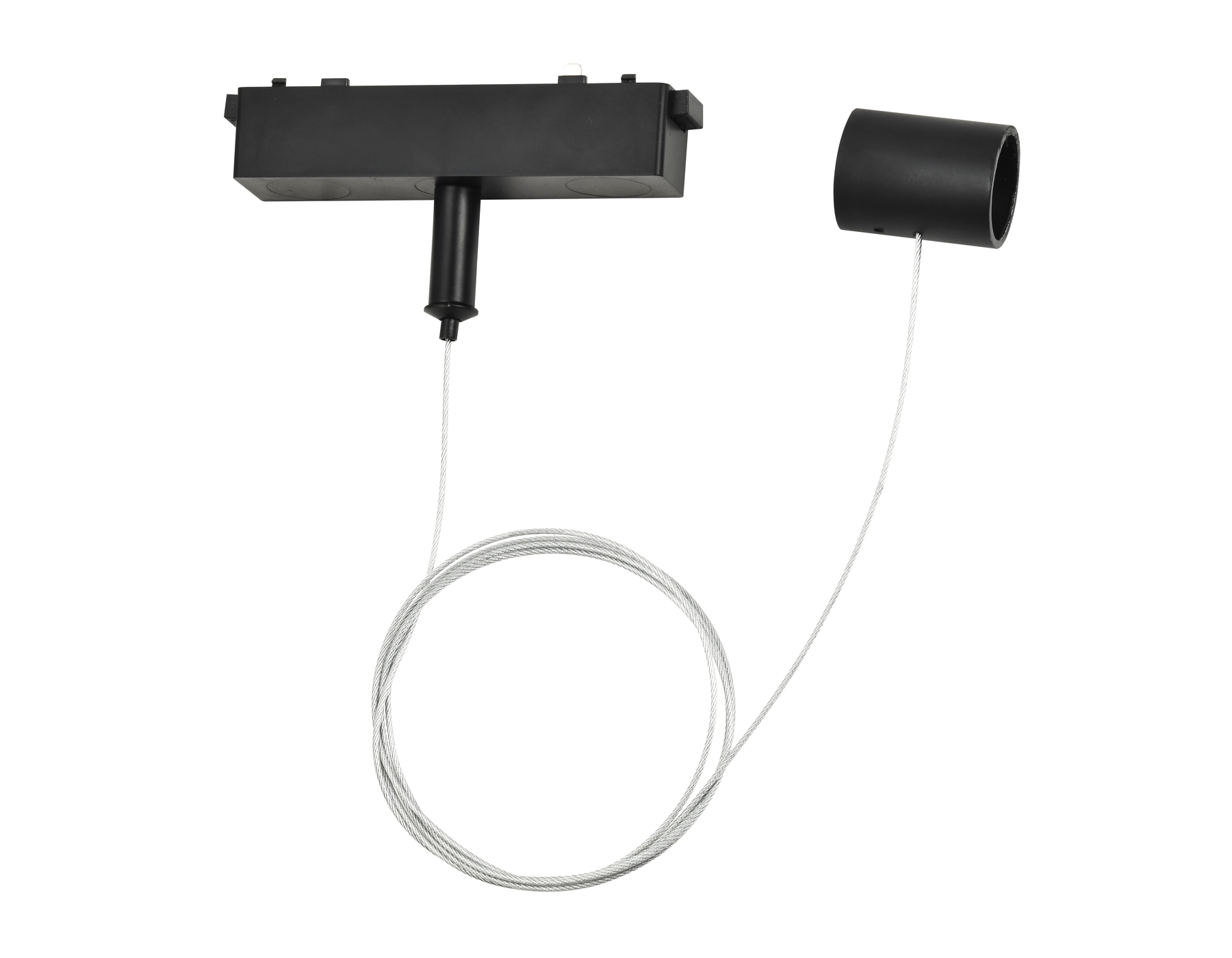 GV1777 BK черный подвес для ультратонких трековых светодиодных светильников 1.5m