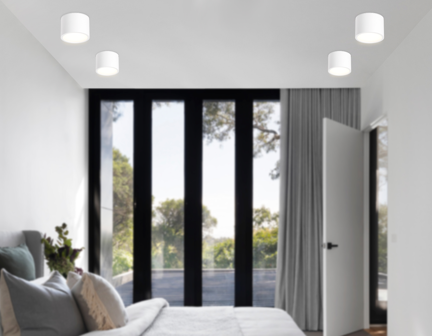 TN6550 WH белый IP44 GX53 max 15W D82*60