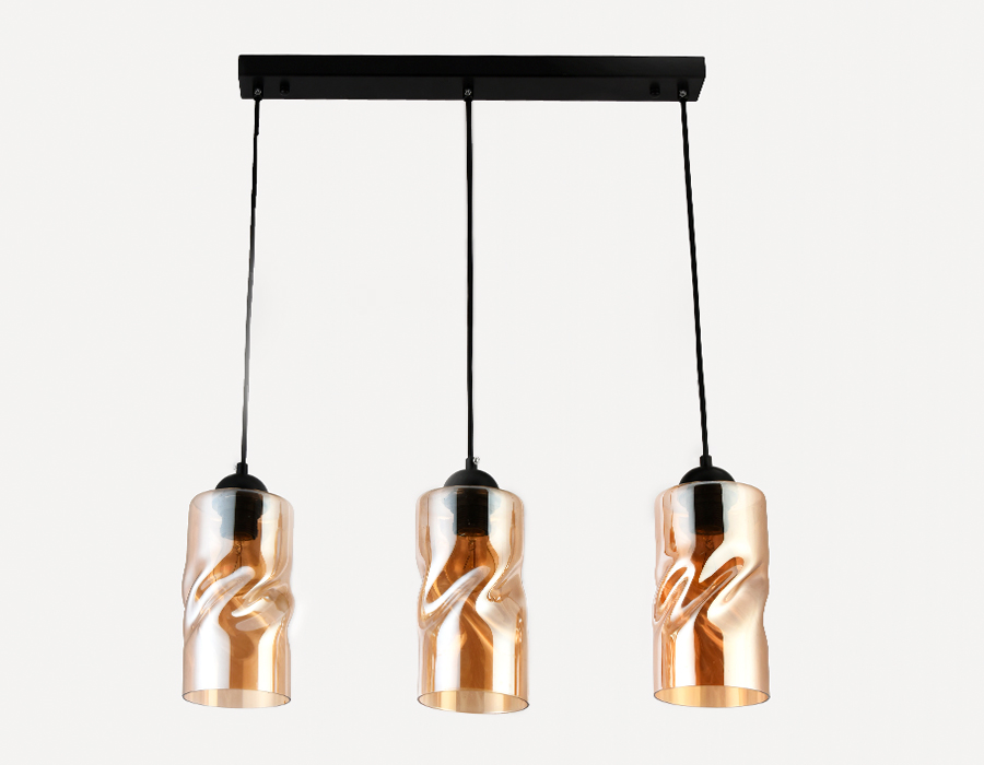 TR3556/3 BK/TI черный/янтарь E27 max 40W 570*110*1200