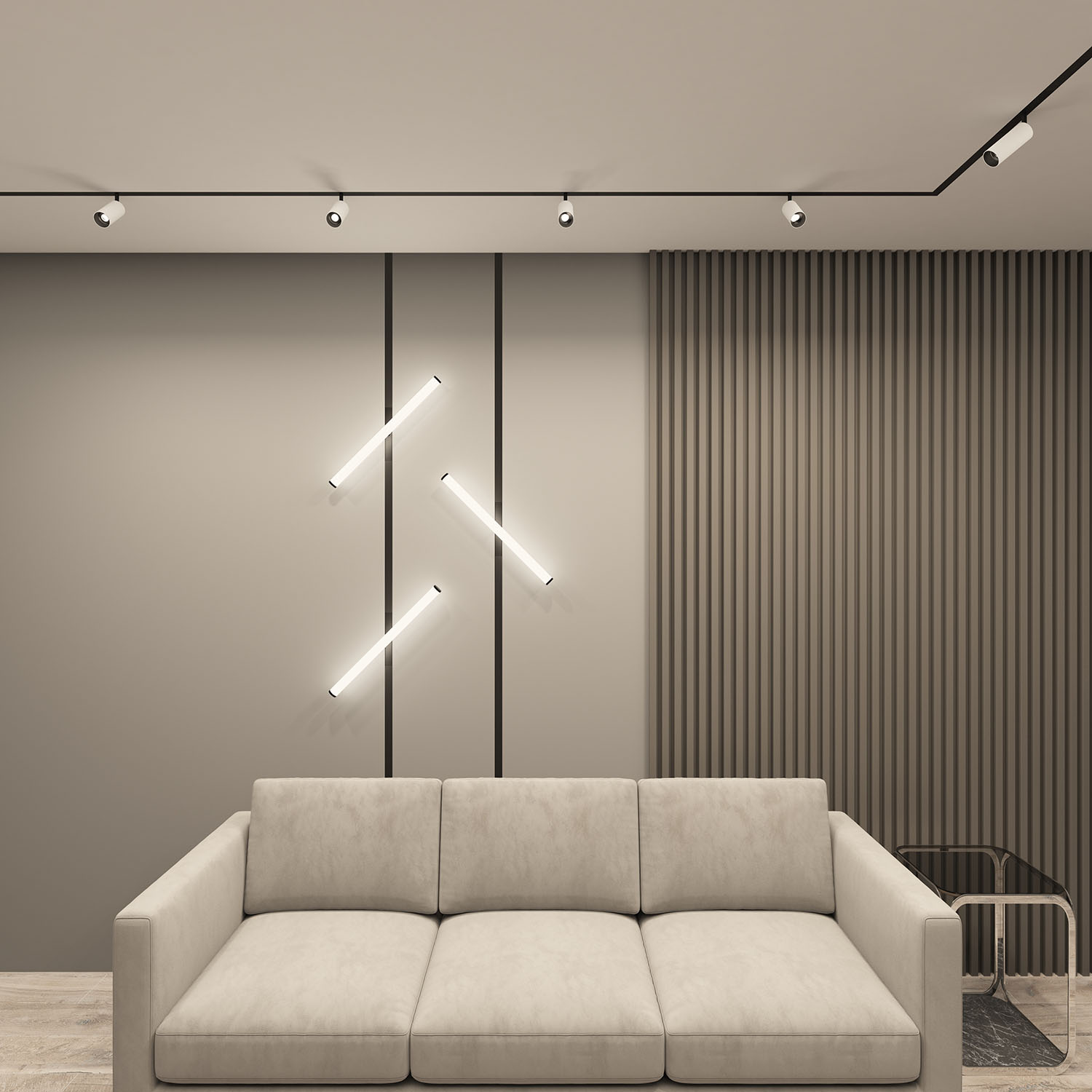 DK8065-BK Рассеивающий матовый светильник SMART RAY 12W DIM 3000K-6000K, черный, акрил, алюминий