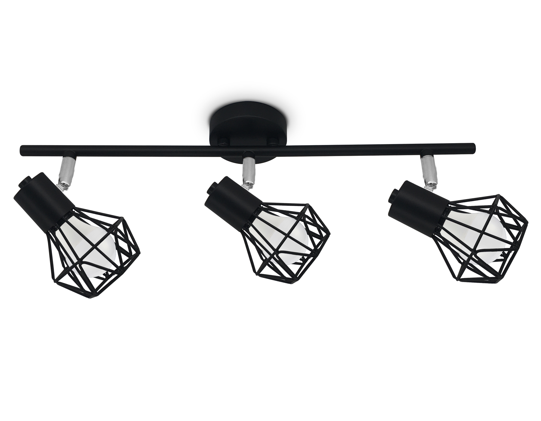 TR8622/3 BK/CH черный/хром E27*3 max 40W 460*91*175