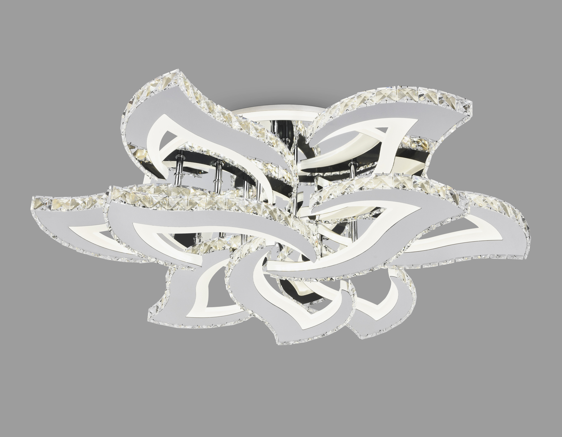 FA1725/6+3 CH хром 180W 3000K/4200K/6400K 680*610*120 (ПДУ РАДИО 2.4G)