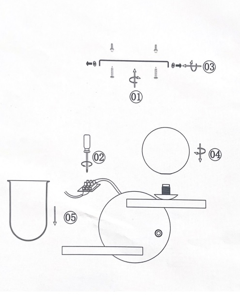 Настенный светильник WA9878-1 WT 000059548