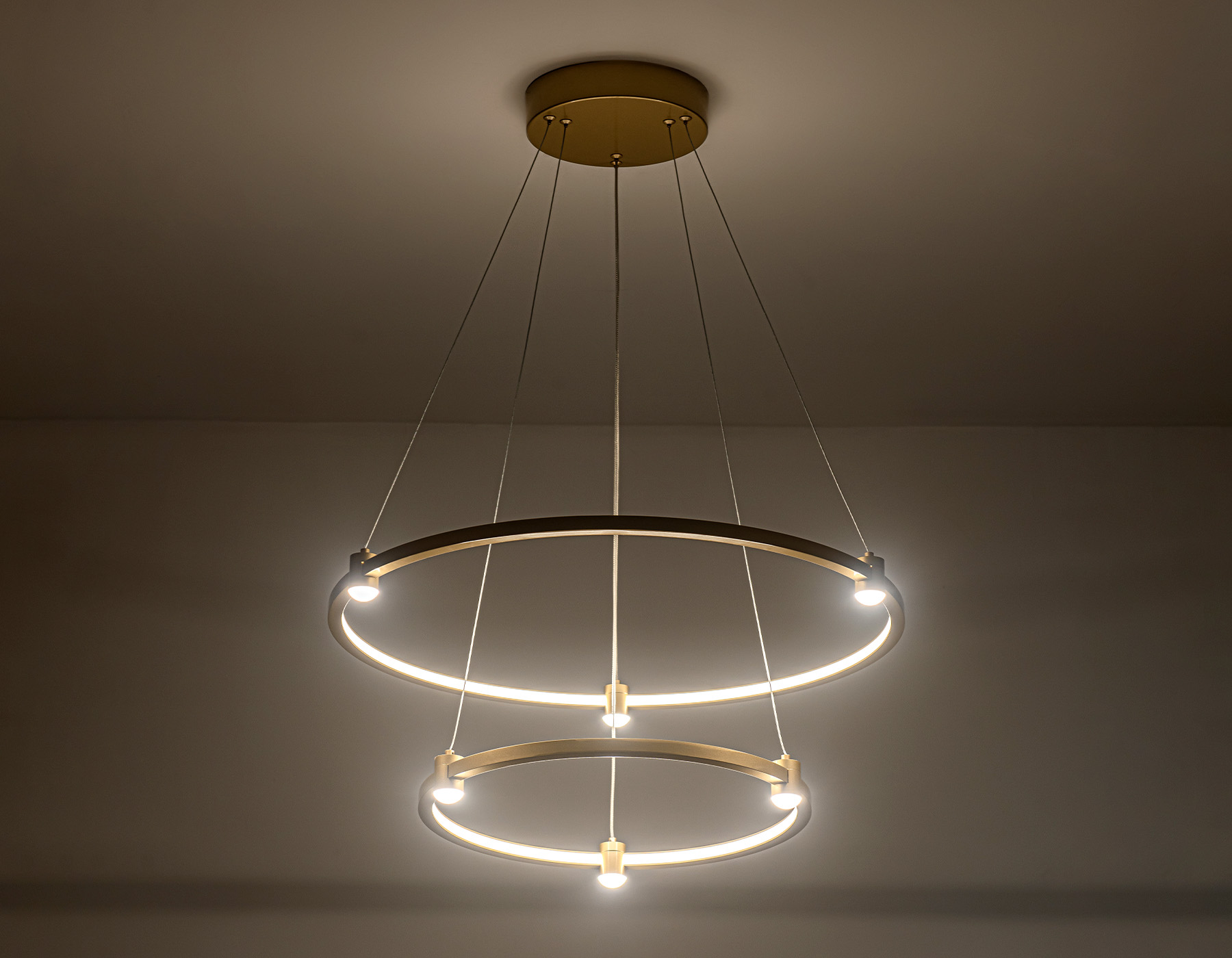 FL5508/2+6 GD золото 45W 3000K/4200K/6400K D600/400*1300 (без ПДУ)