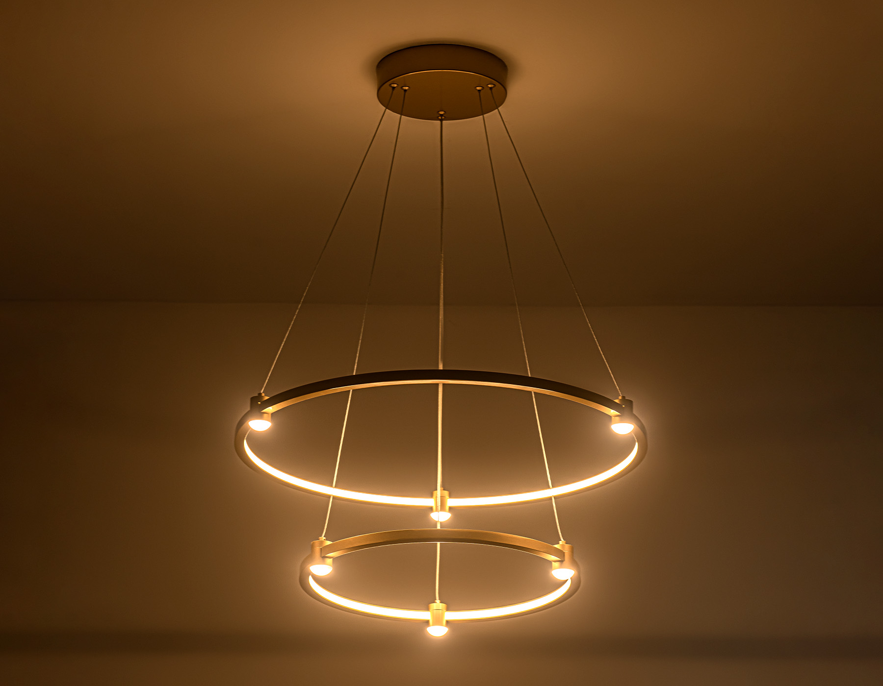 FL5508/2+6 GD золото 45W 3000K/4200K/6400K D600/400*1300 (без ПДУ)