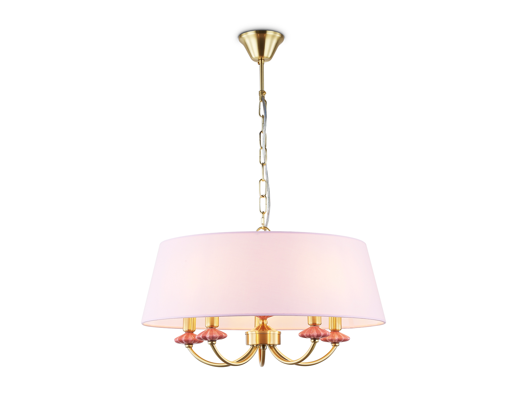 LH75021/5 GD/PI золото/розовый E14/5 max 40W D550*730