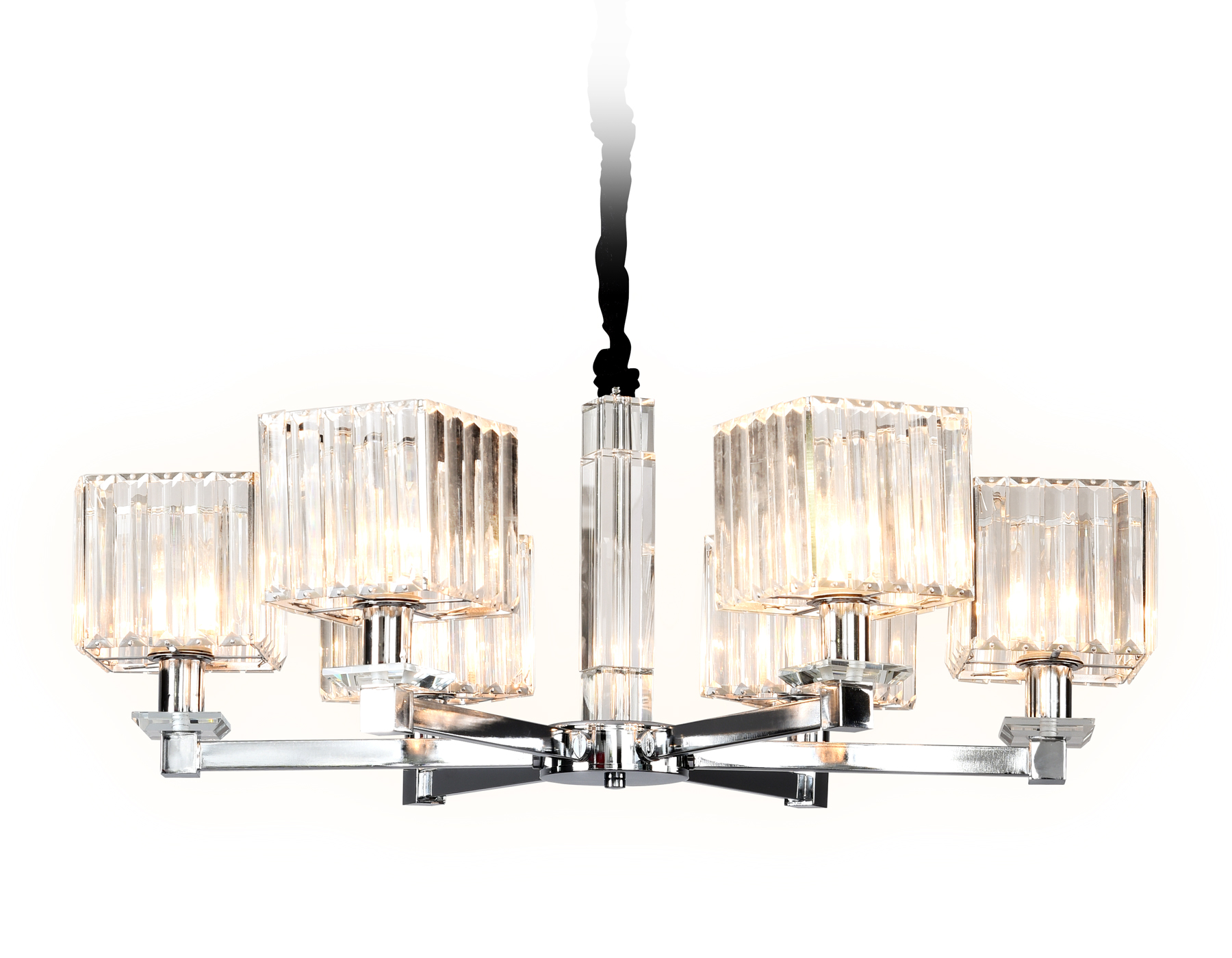 TR4522/6 CH/CL хром/прозрачный E14/6 max 40W D710*660