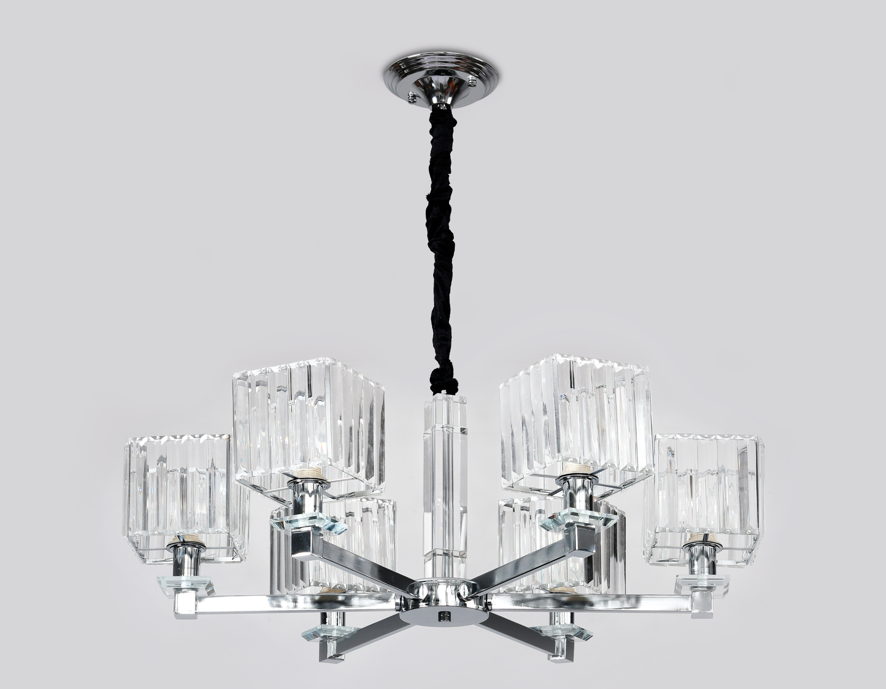 TR4522/6 CH/CL хром/прозрачный E14/6 max 40W D710*660