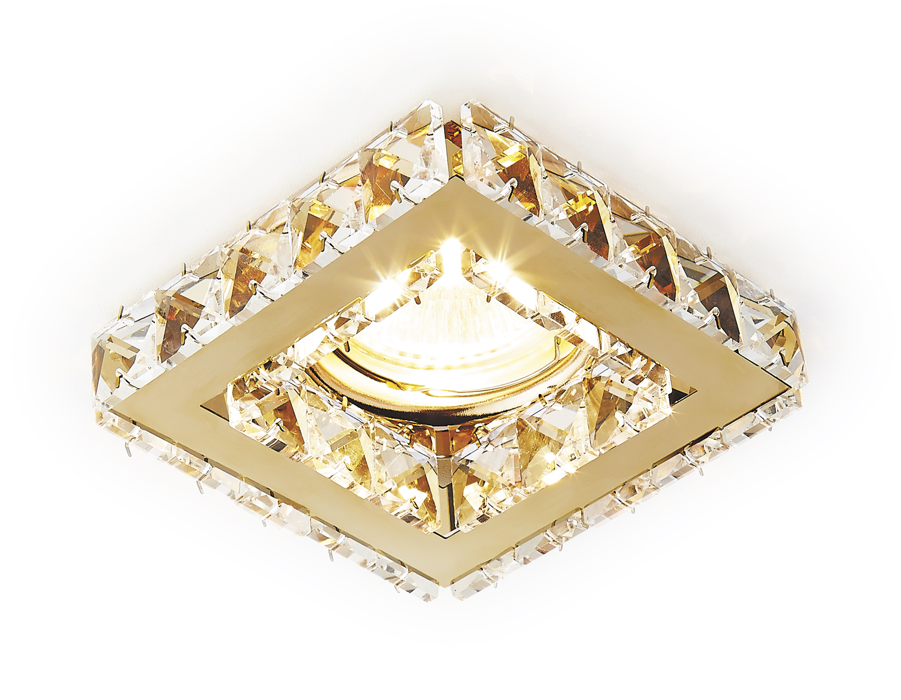 K110 CL/G золото/прозрачный хрусталь MR16