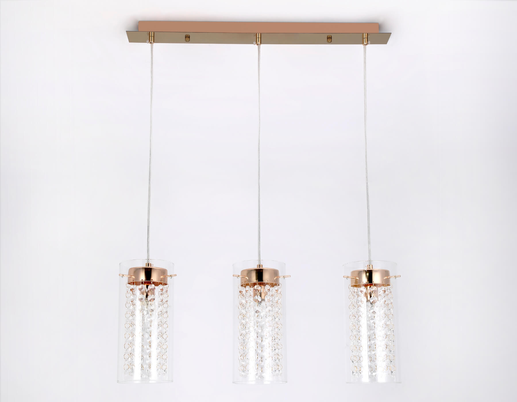 TR3663/3 GD/CL золото/прозрачный E14/3 max 40W 560*110*800