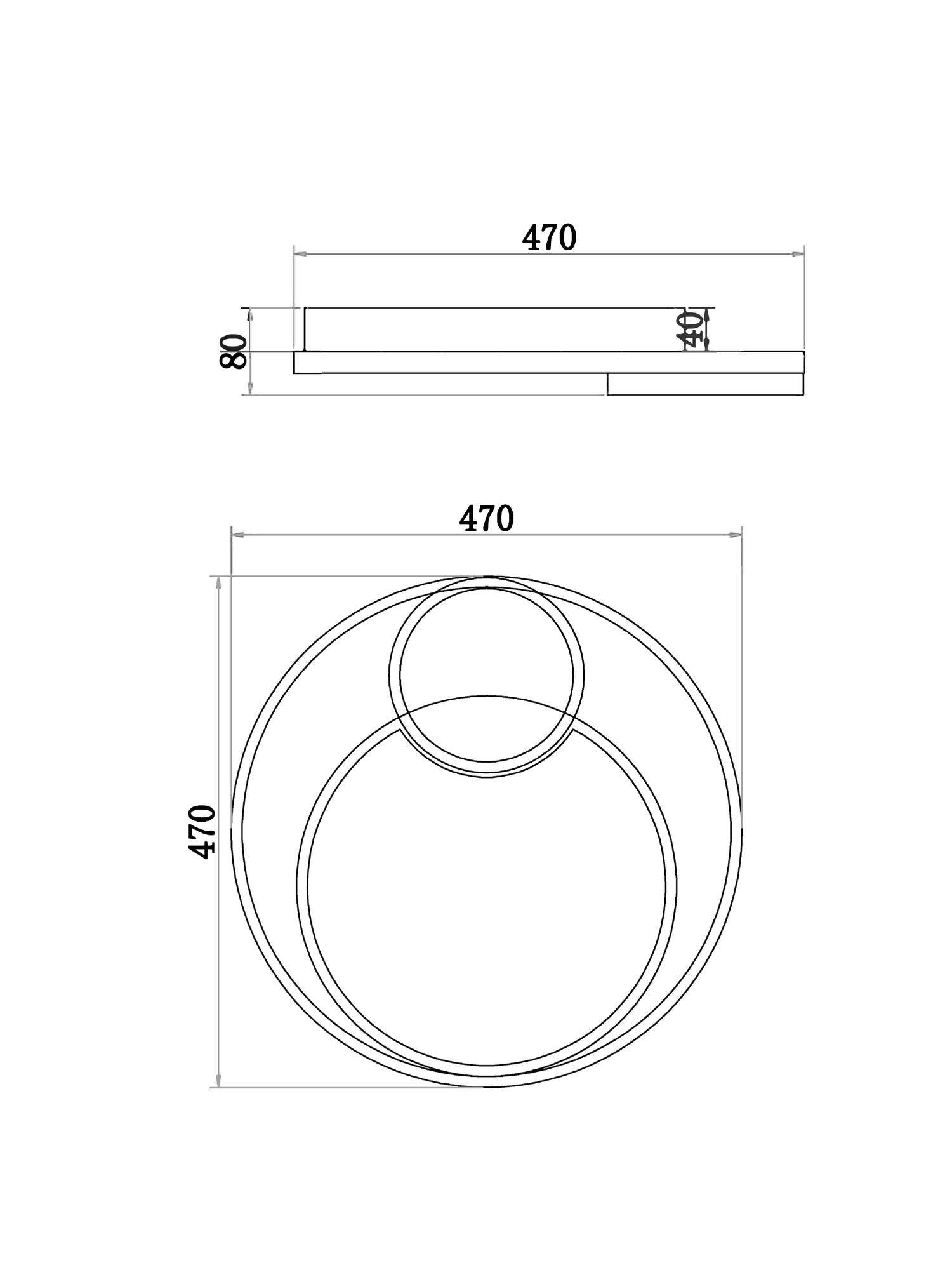 Потолочный светильник Freya FR10028CL-L80W