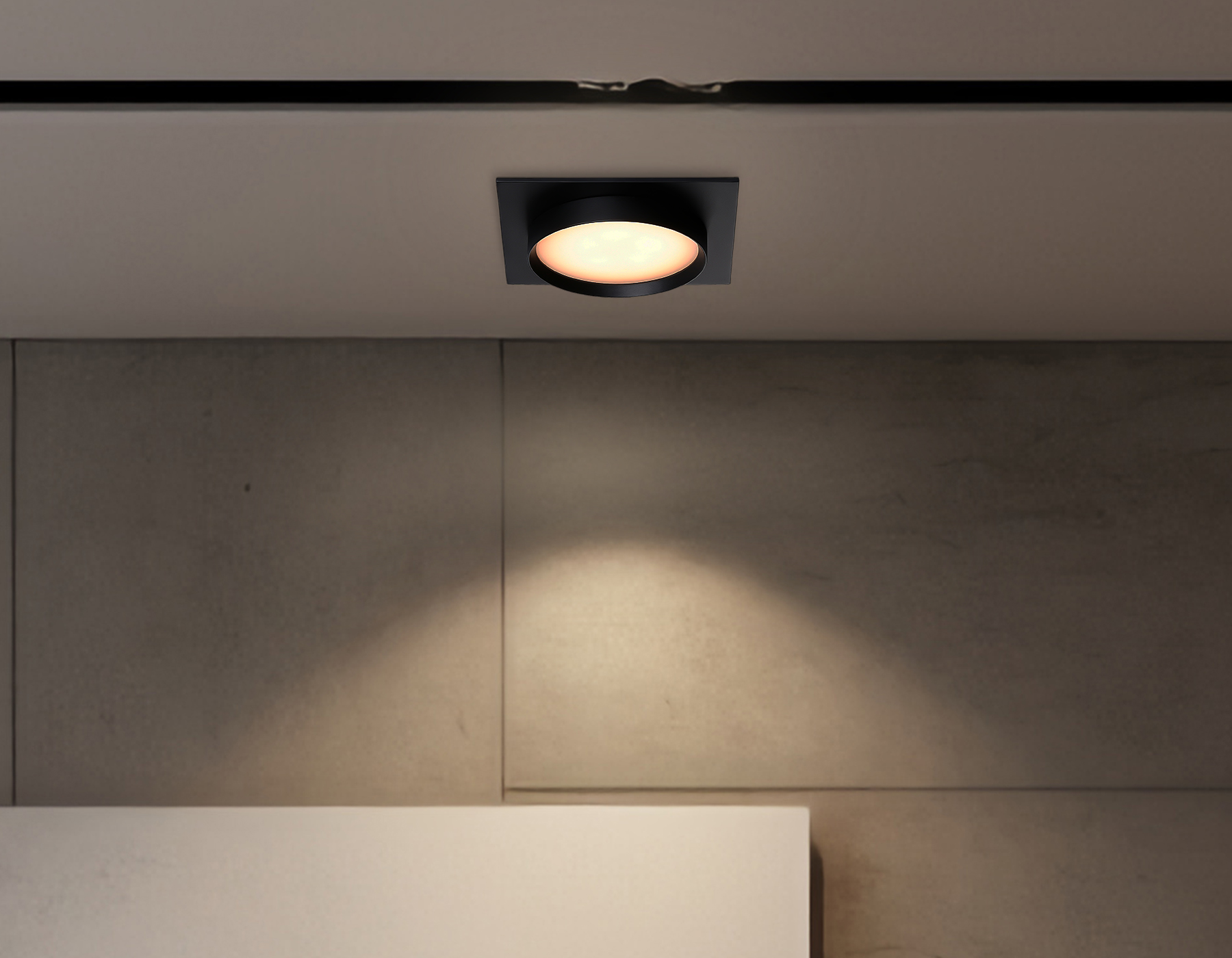 TN5231 BK черный GX53 110*110*35