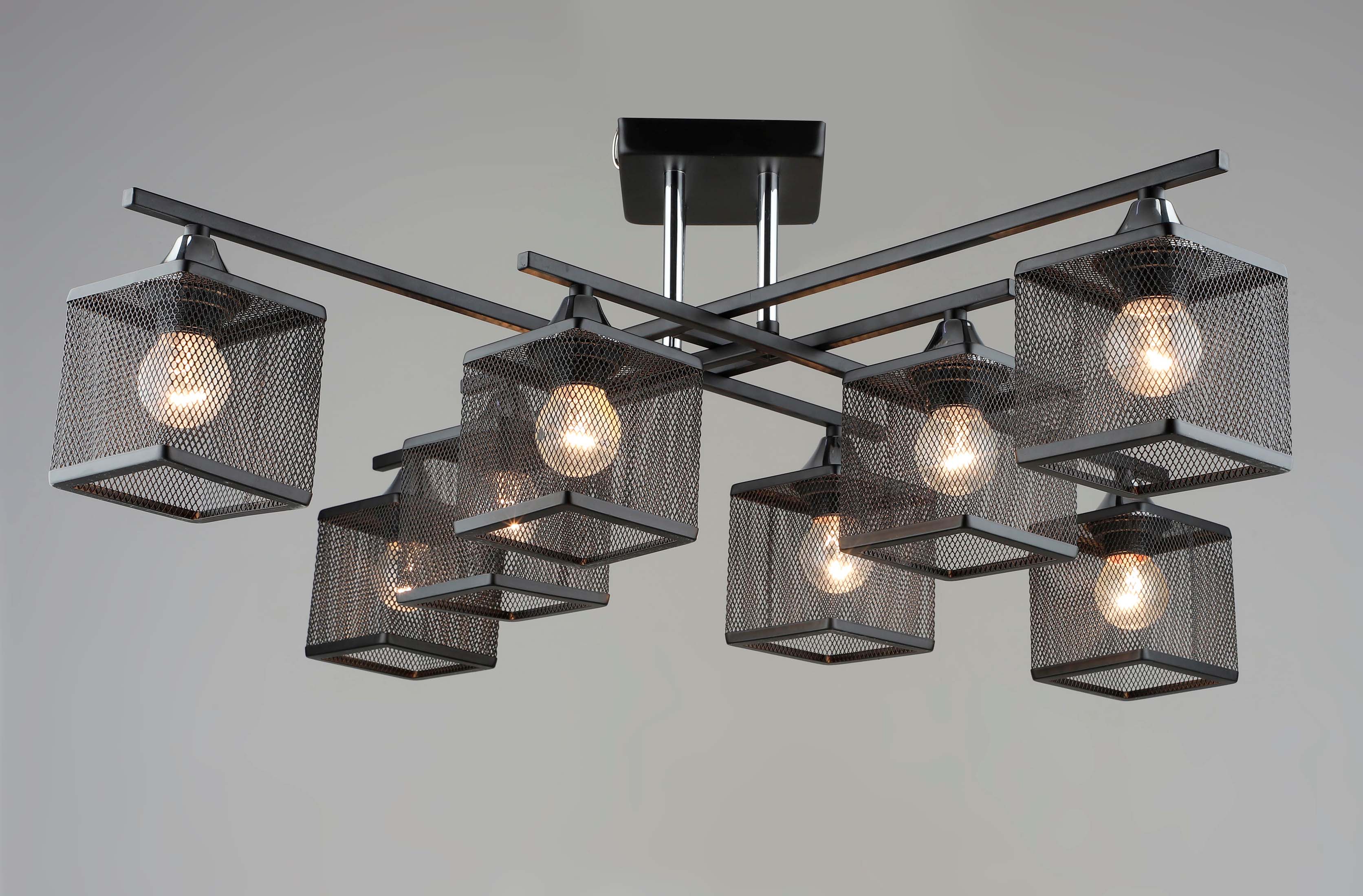 Потолочная люстра SL8432-8 BK+CR 000066048