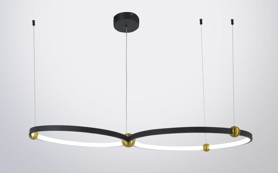 Х20635/2 BK+BRASS LED80W 3000-4000-6000K Dimmer Акция [01103184]