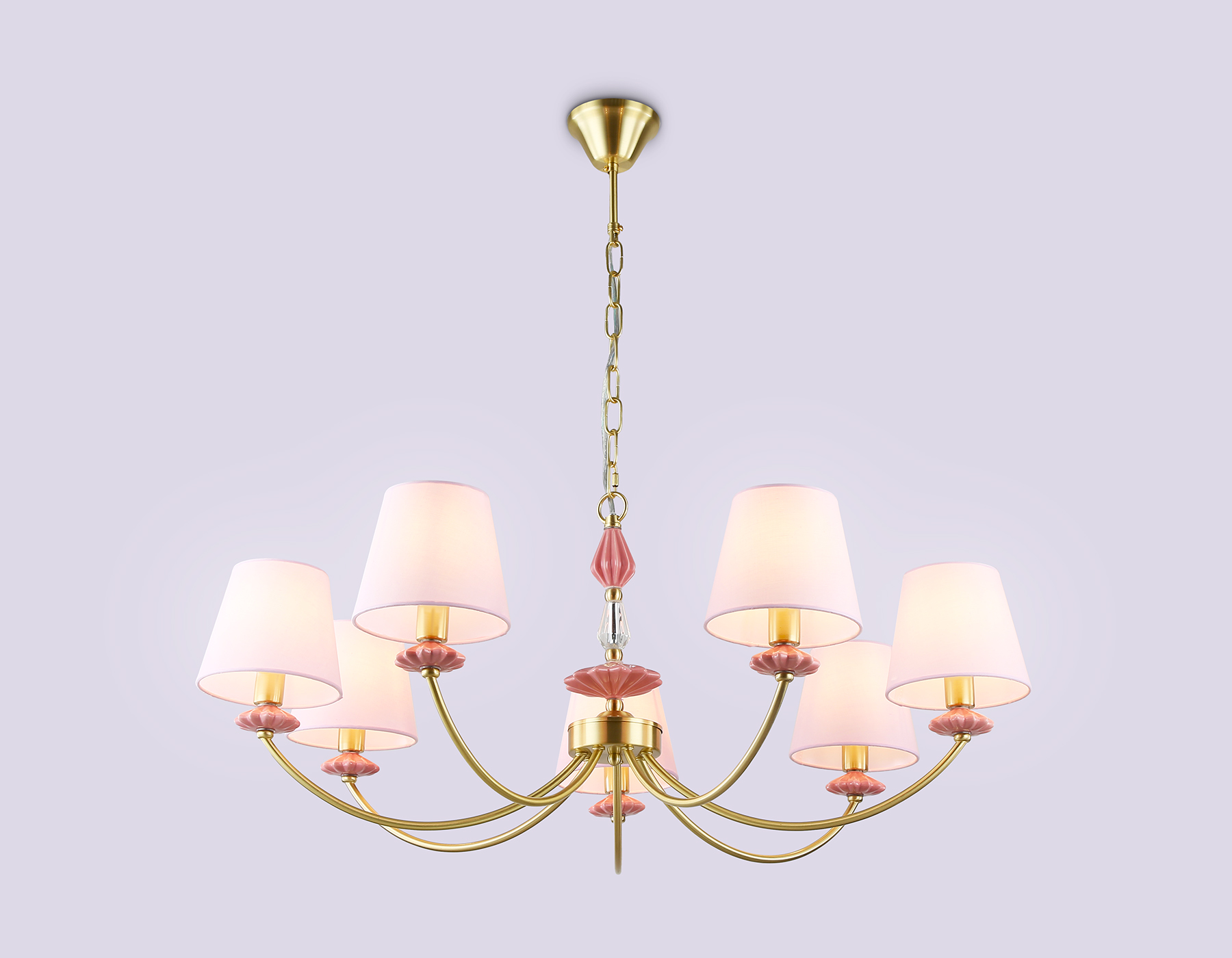 LH75025/7 GD/PI золото/розовый E14/7 max 40W D890*800