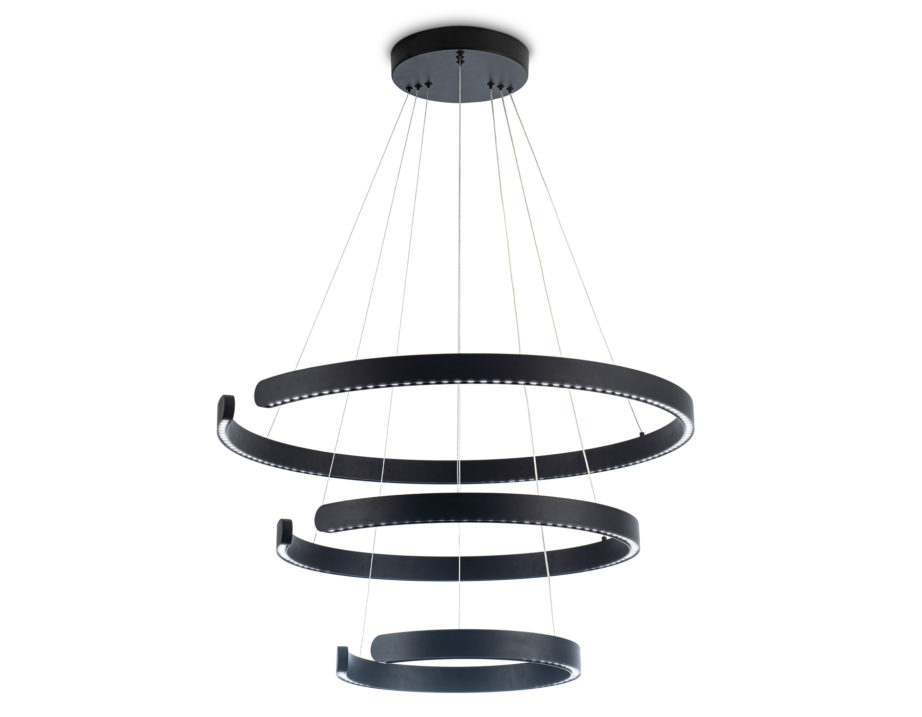 FL5888/3 BK черный 90W 3000K/4200K/6400K D800/600/400*1200 (без ПДУ)