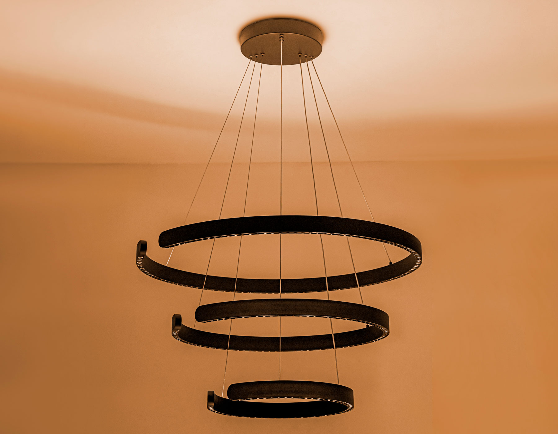 FL5888/3 BK черный 90W 3000K/4200K/6400K D800/600/400*1200 (без ПДУ)