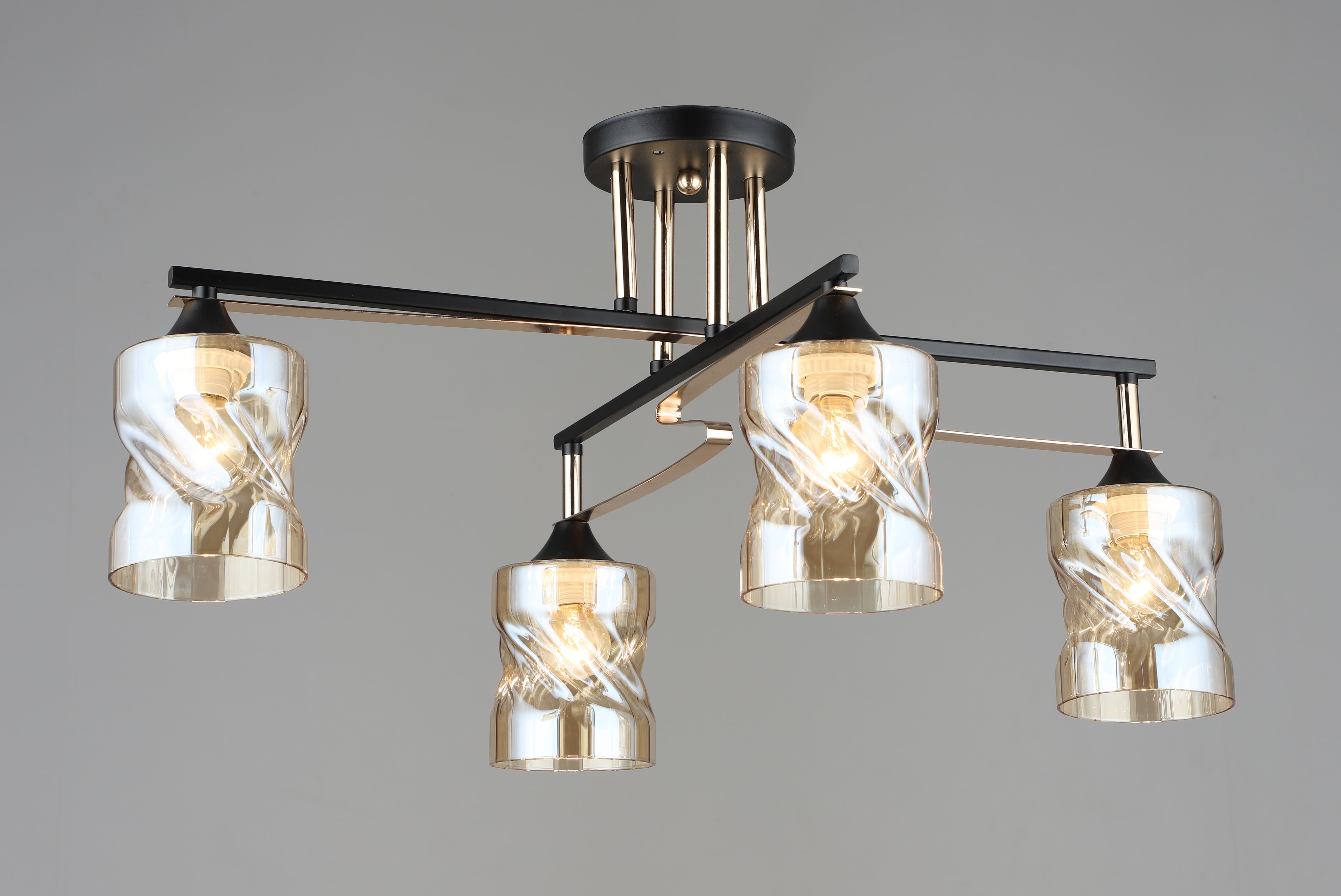 Потолочная люстра SL1369-4 BK+FGD 000060394