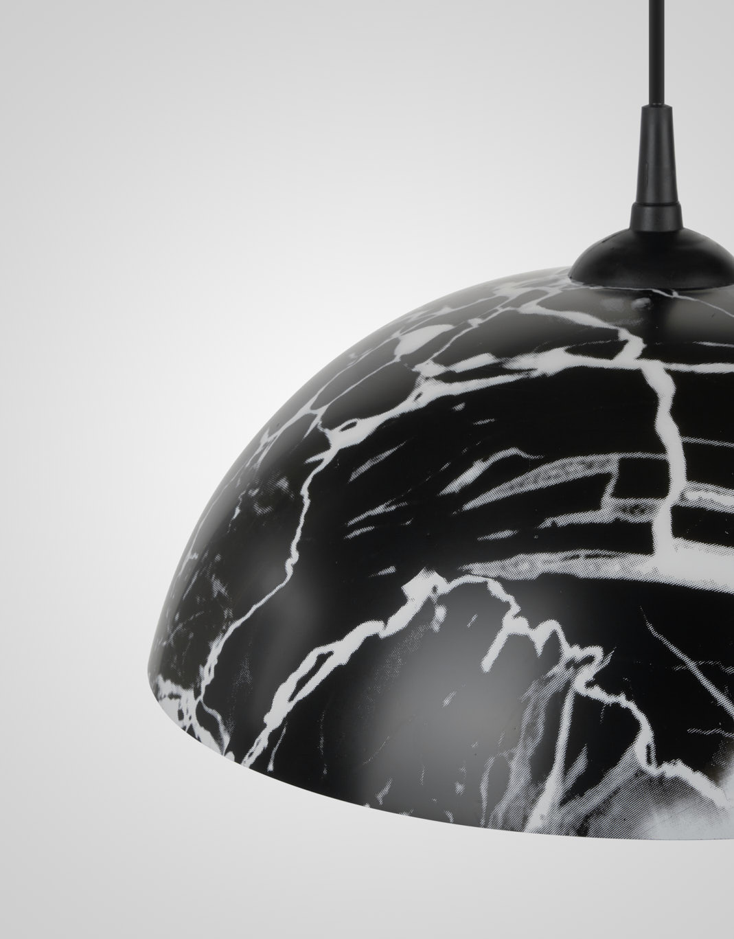 Подвесной светильник PL-005-1P-400 BK+WT 000030836