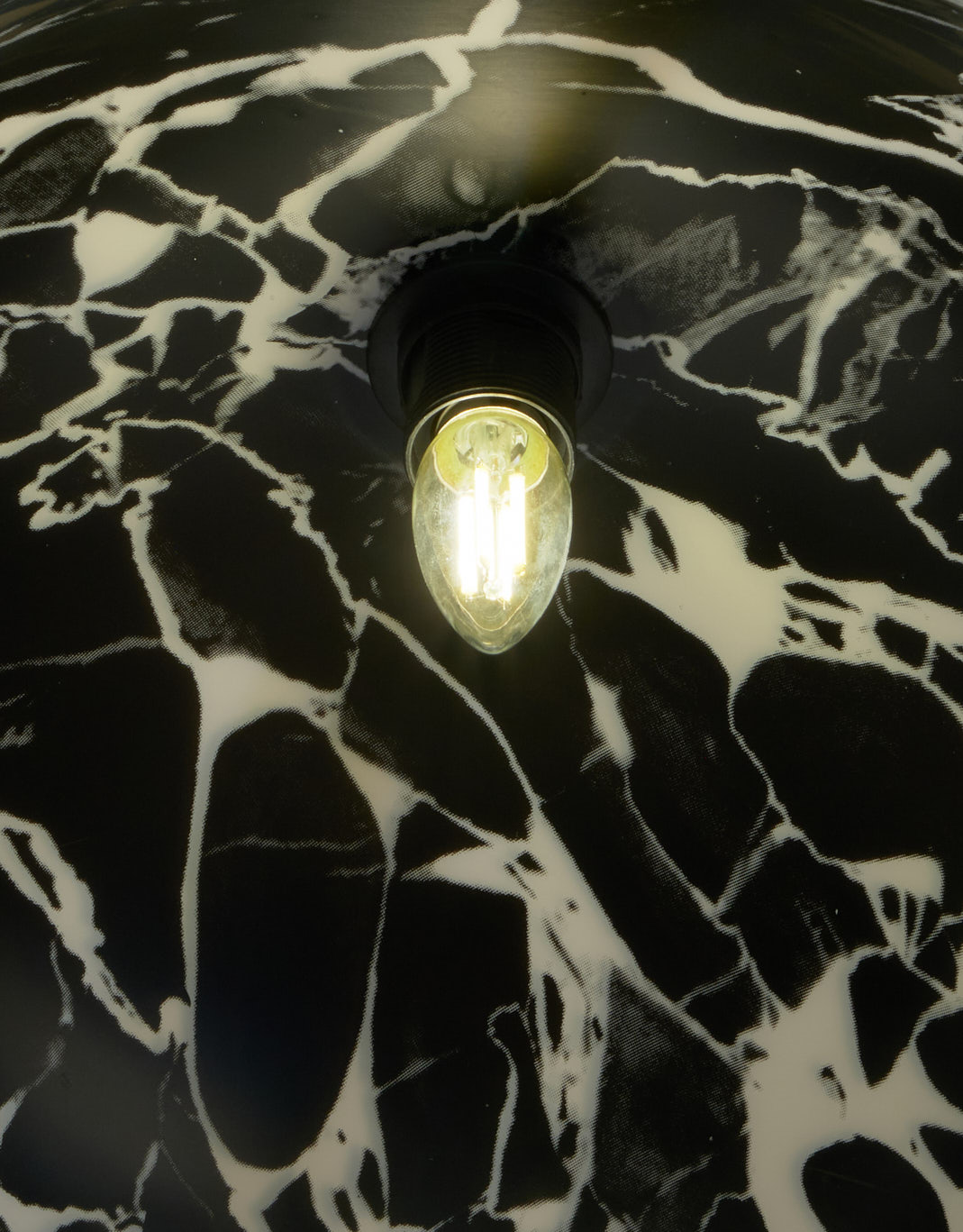 Подвесной светильник PL-005-1P-400 BK+WT 000030836