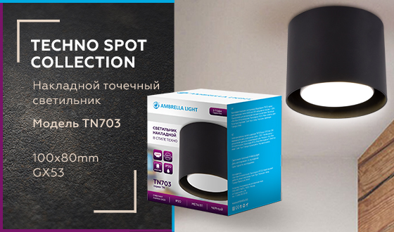 TN703 BK черный GX53 D100*80