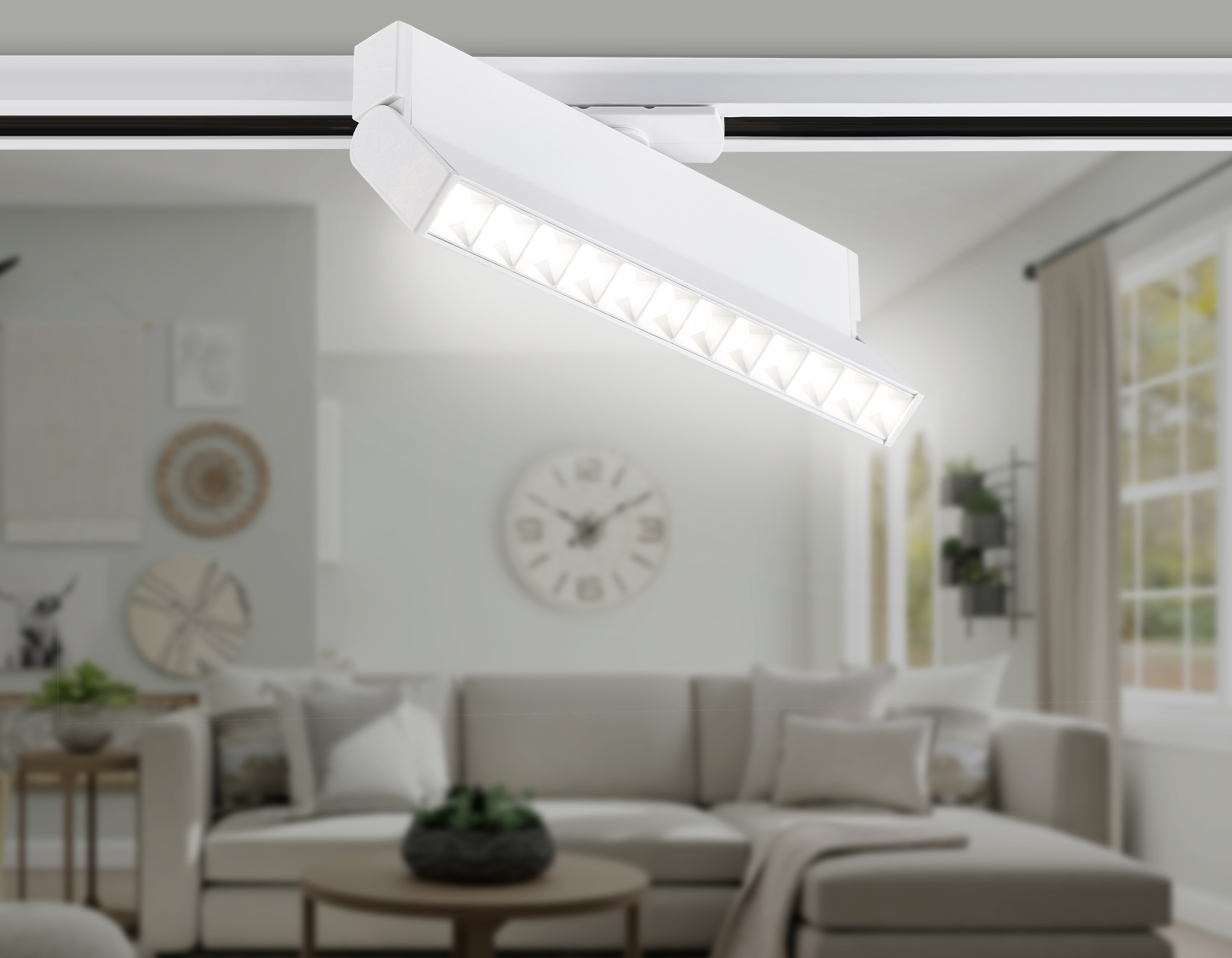 GL6816 WH белый LED 12W 4200K 24° 230*22*87