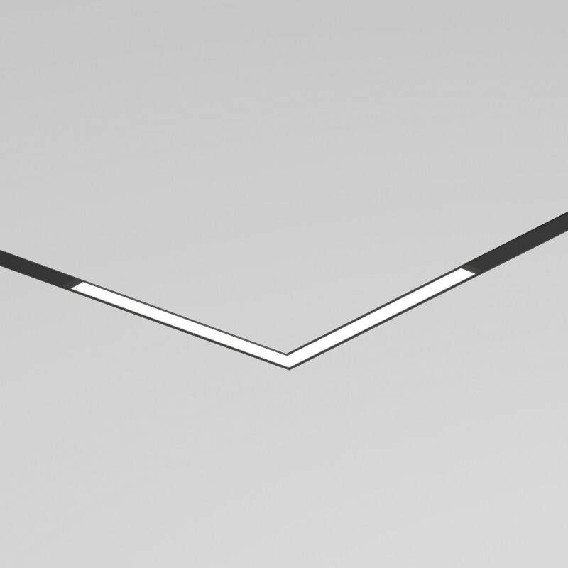 DK8214-BK Угловой светильник SIMPLE LINEAR 18W 4000K, черный