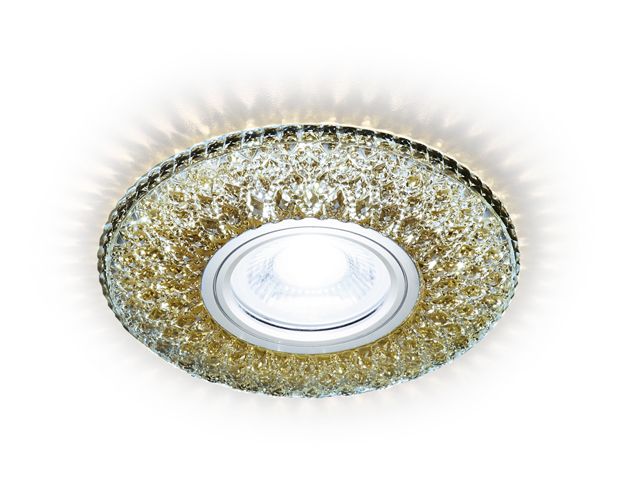 S333 CF/WR хром/кофе/MR16+3W(LED WARM 3000K)