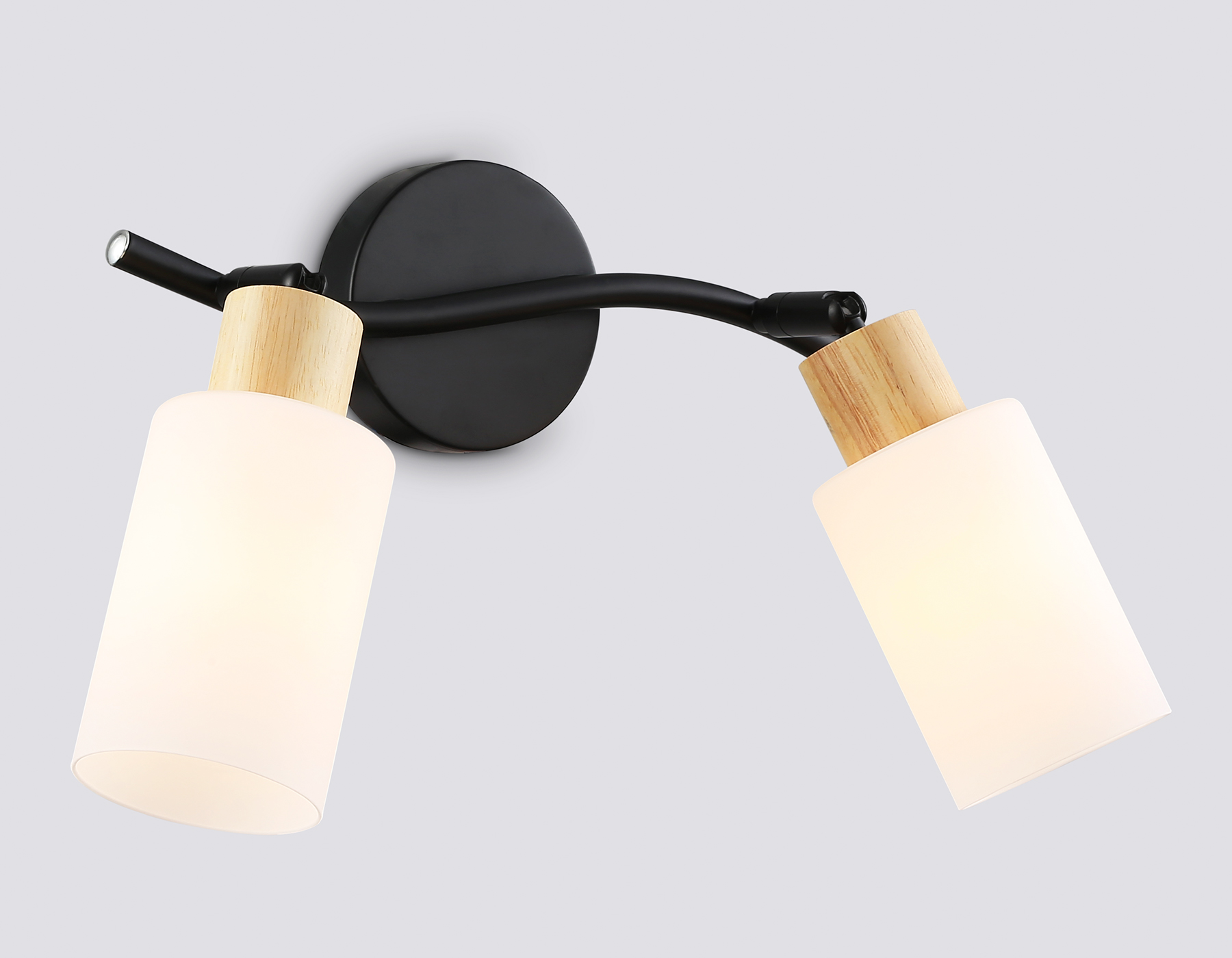 TR8721/2 BK/WD черный/дерево E14/2 max 60W 380*100*210