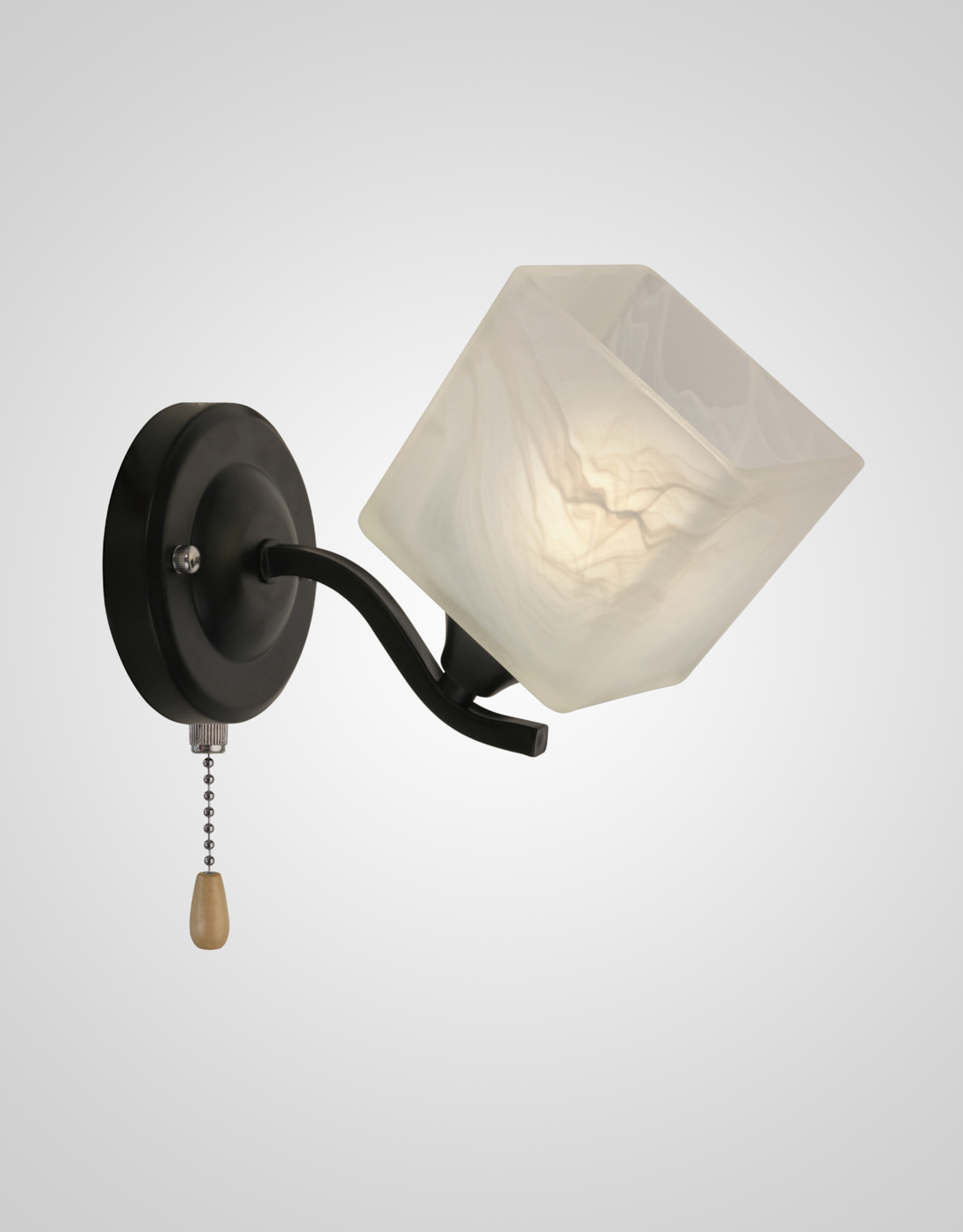 Настенный светильник P9574-1W BK 000015509