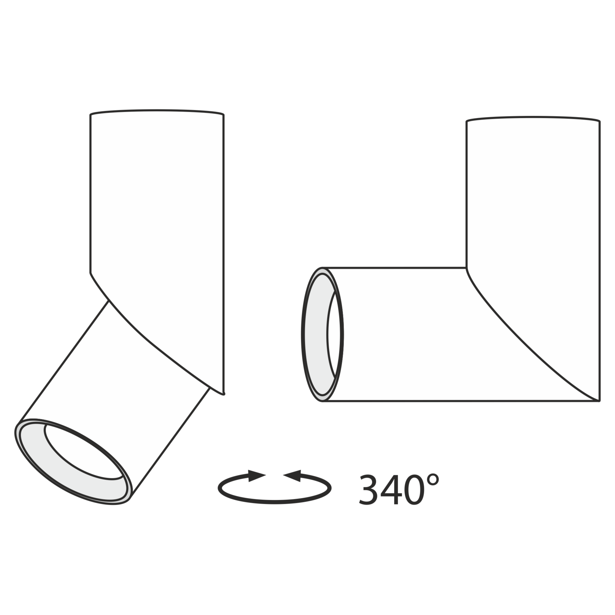Потолочный светильник Technical C027CL-L10B