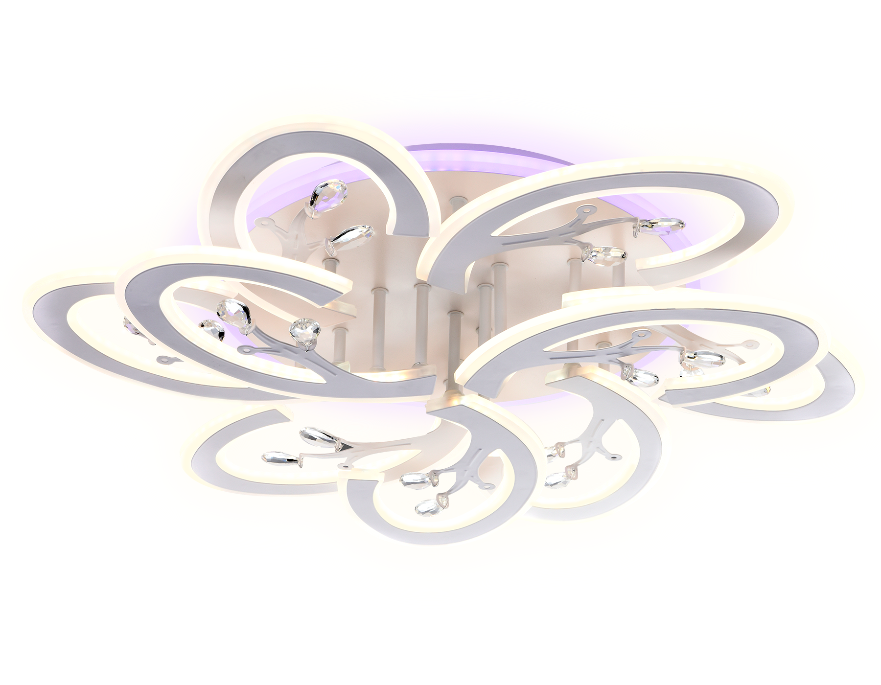 FA513/6+3 WH белый 216W 680*650*120 (ПДУ РАДИО 2.4G)