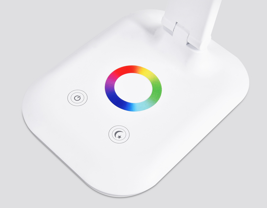 DE530 WH белый LED 3000-6400K+RGB 8W