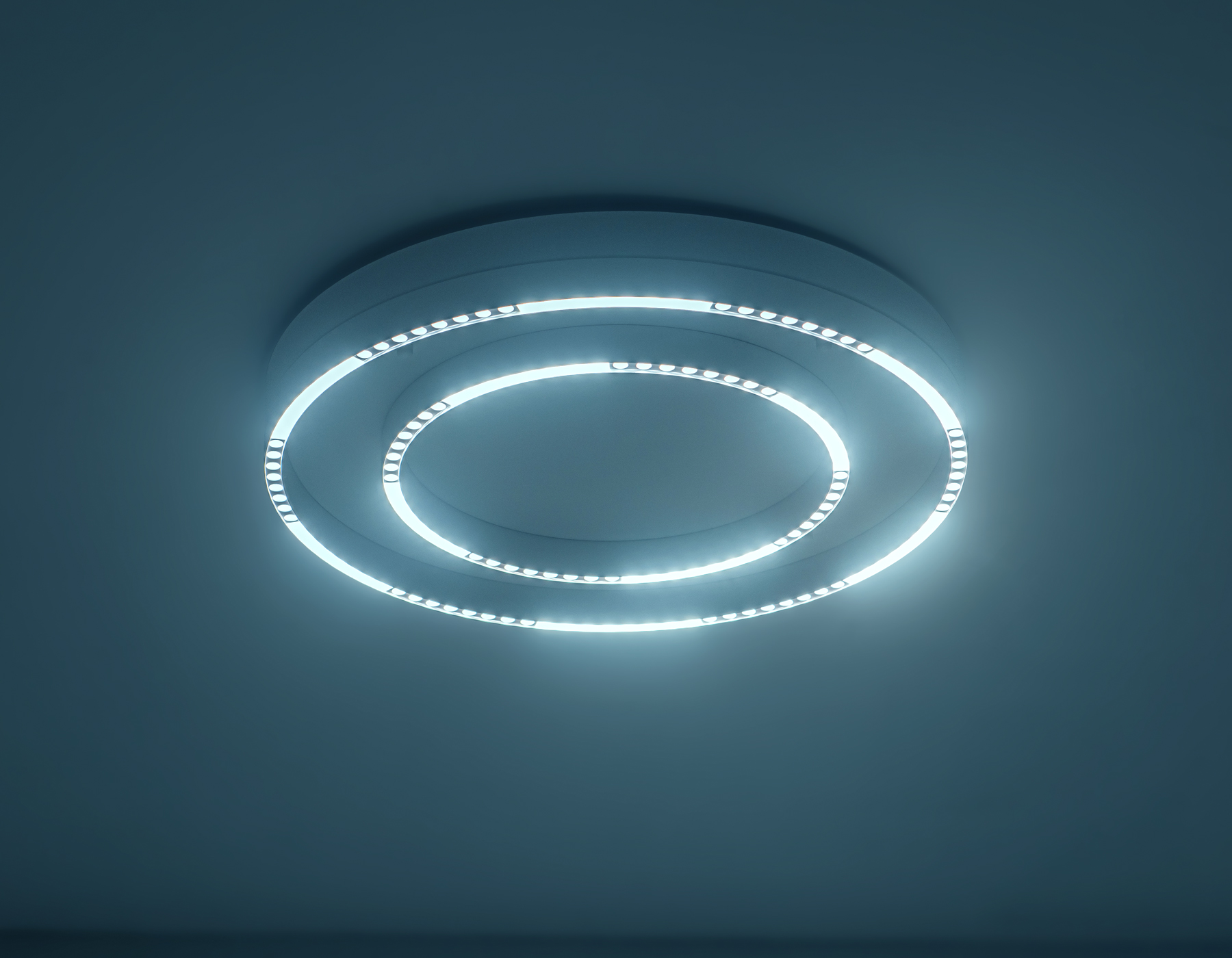 FL5821 WH белый 55W 3000K/4200K/6400K D600*75 (без ПДУ)