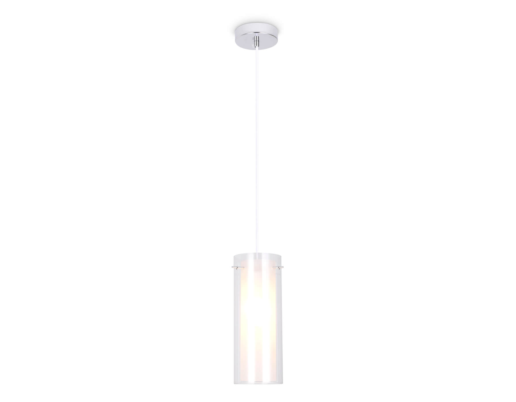 TR3672 CH/CL/FR хром/прозрачный/белый матовый E14 max 40W D110*1000