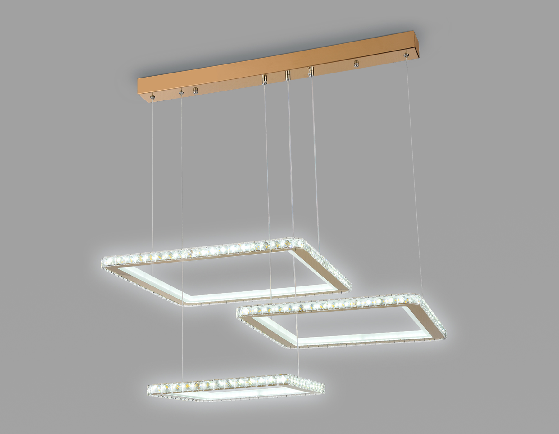 FA1761/3 GD золото 180W 3000K+6400K/3000K/6400K/4200K+4200K 680*460*740 (ПДУ РАДИО 2.4G)