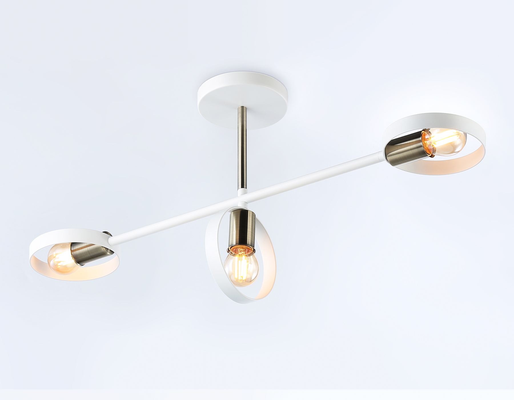 TR8228/3 WH/SB белый/бронза E27/3 max 40W 660*165*300